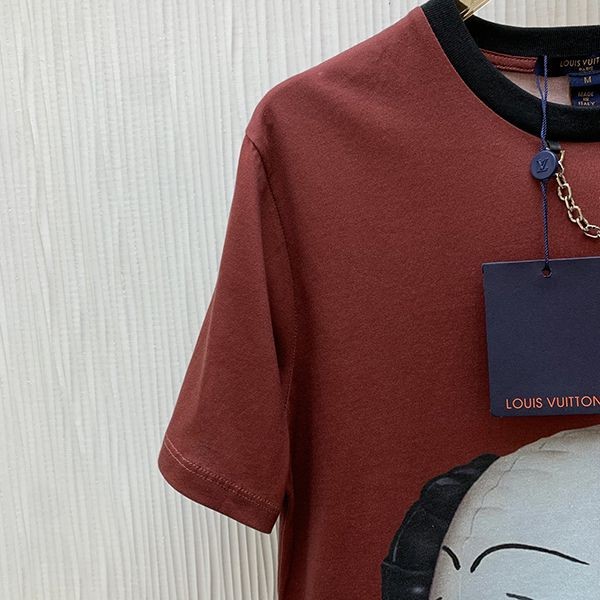 ルイヴィトン★25AW 人気コラボ スポーティドッグTシャツ偽物 1AFTRM